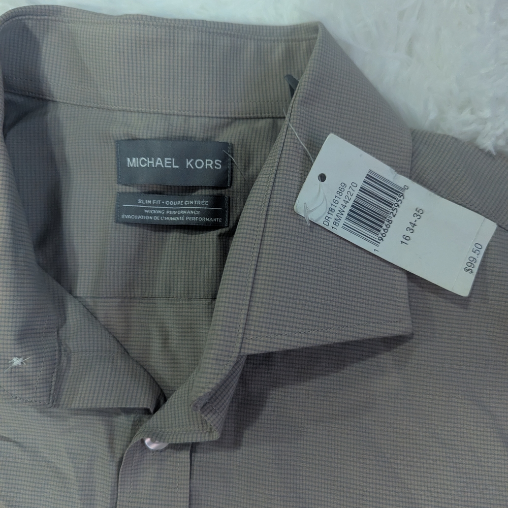 Men's Gray Dress Shirt